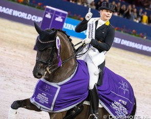 Isabell Werth and Weihegold are number one at the 2020 CDI-W Amsterdam :: Photo © Digishots