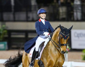 Jill Irving (CAN) and Degas 12 win under the lights during Friday Night Stars :: Photo © Sue Stickle