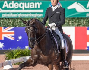 Guenter Seidel and Equirelle W at the 2020 CDI-W Wellington :: Photo © Lily Forado