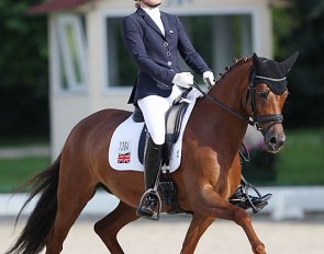 Annabella Pidgley and Ine at the 2018 CDIO-P Hagen :: Photo © Astrid Appels