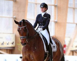 Marlies van Baalen and Dion Johnson at the 2018 CDI Le Mans :: Photo © Les Garennes