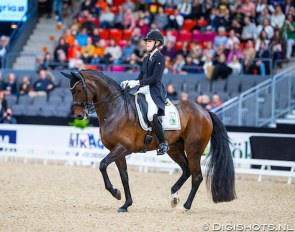 Sandra Dahlin and Ichi at the 2020 CDI-W Gothenburg :: Photo © Digishots
