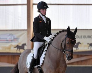 Shona Benner and Der Kleine Sunnyboy at the 2020 CDI Le Mans :: Photo © Les Garennes