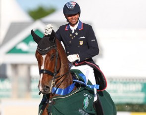 Steffen Peters and Suppenkasper at the 2020 CDI Wellington :: Photo © Astrid Appels
