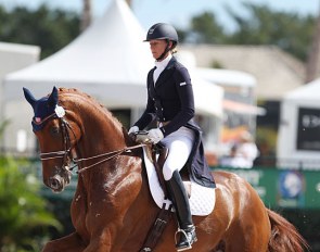 Heather Blitz and Paragon at the 2014 Palm Beach Dressage Derby CDI :: Photo © Astrid Appels