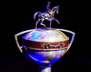 The World Cup Final trophy