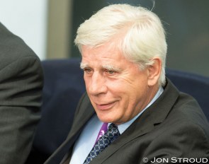Paul Schockemöhle at the 2015 European Dressage and Show Jumping Championships in Aachen :: Photo © Jon Stroud