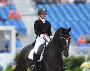 Belinda Trussell and Tattoo at the 2018 World Equestrian Games :: Photo © Astrid Appels