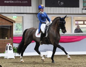 Rebecca Bell and Nibeley Union Hit competing at the 2020 CDI Keysoe right before the corona shutdown