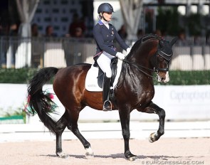 Free Webinar "The Classical Seat" featuring Dave Thind, Johan Zagers and Charlotte Jorst (pictured). Part II this Coming Sunday April 26 :: Photo © Astrid Appels