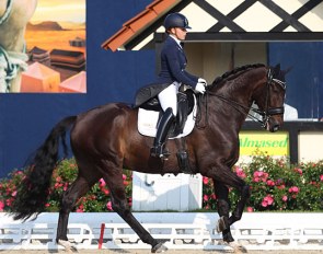 Mieke Naberink and Chesspoint at the 2018 CDIO-PJYR Hagen :: Photo © Astrid Appels