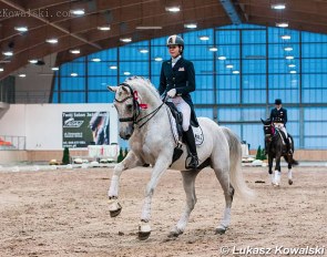 Ekaterina Podlytkina and Heslegaards Rismon at the 2018 CDI Radzionkow in Poland :: Photo © Lukasz Kowalski