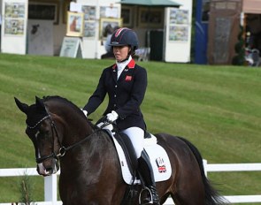 Former British Young Rider team member Sophie Wells competed at the 2010 European Young Riders Championships. Here she is on C Fatal Attraction at Hartpury in 2019