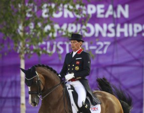Emile Faurie on Lollipop at the 2017 European Dressage Championships in Gothenburg :: Photo © Astrid Appels