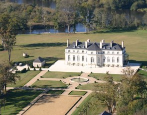 Castle Pont-Hus as part of the 120 hectare property that makes Haras de Hus