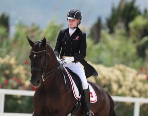 Maja Andreasen and Kano were members of the Danish team at the 2016 European Young Riders Championships in Oliva Nova, Spain :: Photo © Astrid Appels