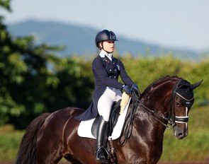 Alice Campanella and Gracile D.E.S. at the 2019 European Young Riders Championships :: Photo © Astrid Appels