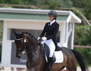 Eliska Skrivanova  and Farewell at the 2019 European Junior Riders Championships :: Photo © Astrid Appels