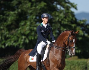 Francisco Vila Nova and Sir Saburo at the 2019 European Young Riders Championships :: Photo © Astrid Appels