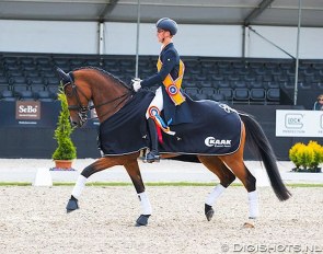 Marten Luiten and Fynona are the 2019 Dutch Junior Rider Champions :: Photo © Digishots