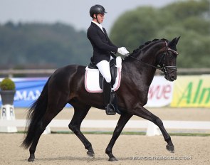 Paul Jöbstl and Dunkelbunt at the 2020 CDI Hagen :: Photo © Astrid Appels
