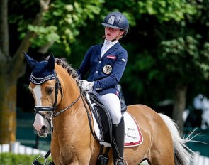 Florentina Jöbstl on Colourful Cannonball at the 2020 CDI-W Mariakalnok :: Photo © Petra Kerschbaum