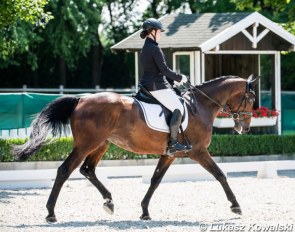 Lucija Mramor and Dulinda at the 2020 CDI-W Mariakalnok :: Photo © Lukasz Kowalski