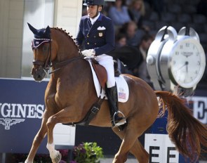 Cesar Parra and Don Cesar at the 2017 World Young Horse Championships in Ermelo, The Netherlands :: Photo © Astrid Appels