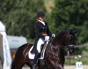 Krista Kolijn and Wish at the 2018 CDI Leudelange :: Photo © Astrid Appels