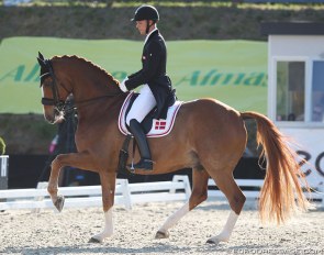 Daniel Bachmann Andersen and Blue Hors Zepter at the 2018 CDIO Uggerhalne :: Photo © Astrid Appels