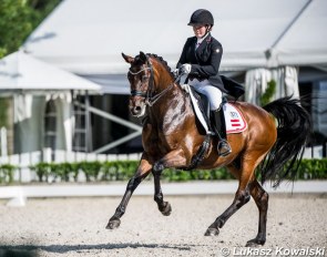 Daria Hohenwarter and Lehmann at the 2020 CDI-W Mariakalnok :: Photo © Lukasz Kowalski