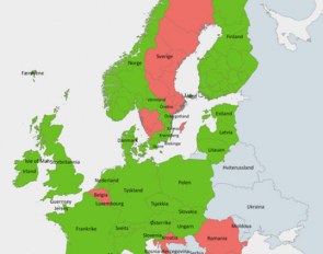 Norway's travel advice on 2 August 2020 in relation to the Covid-19 infection status. Hungary is marked green