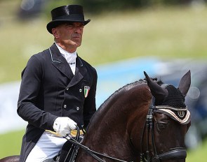 Pierluigi Sangiorgi and Gelo della Schiave at the 2018 CDI Fritzens :: Photo © Astrid Appels