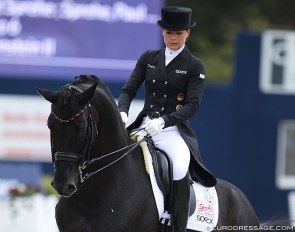 Kristina Bröring-Sprehe scored a 10 for her seat at the Olympic Games :: Photo © Astrid Appels