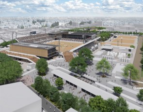 The Tokyo Equestrian Park for the Olympic Games