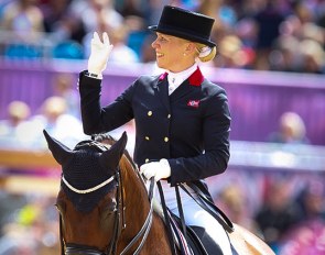 Siril Helljesen and Dorina at the 2012 Olympic Games in London :: Photo © Astrid Appels