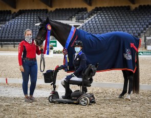 Rebecca Hart and El Corona Texel are the 2020 U.S. Para Grade III Champions