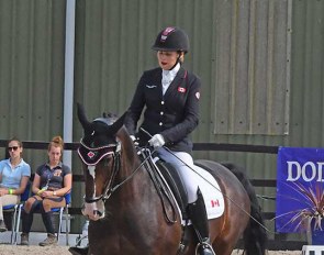 Roberta Sheffield, a Canadian Paralympian who resides in Lincolnshire, GBR, and Fairuza are on target for the Tokyo 2020 Paralympic Games :: Photo © Kevin Sparrow