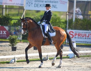 Juliane Brunkhorst and Devanto at the 2018 CDI Nieuw en St. Joosland :: Photo © Astrid Appels