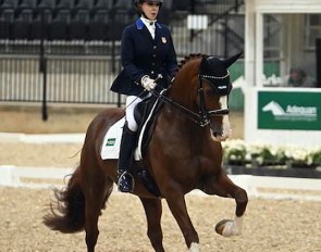 Cynthia Screnci and Eragon VF at the 2020 U.S. Para Dressage Championships :: Photo © Lindsay McCall