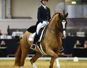 Maike Mende and Florine OLD at the 2020 K+K Cup in Munster :: Photo © Barbara Schnell