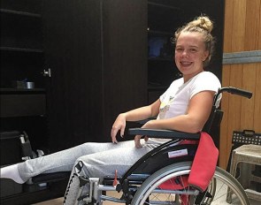 Julia Groenhart on the road to recovery after a tractor accident on 24 August 2020