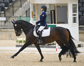 Cindy Screnci winning the US Para Grade V National Championship with Eragon and Reserve Championship on Riccione (pictured) Riccione :: Photo © Lindsay Y. McCall