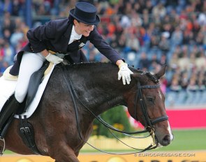 Joelle Kinnen and Petit Prince at the 2006 World Equestrian Games in Aachen :: Photo © Astrid Appels