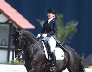 Nadine Capellmann and Dark Dynamic at the 2015 CDI Hagen :: Photo © Astrid Appels