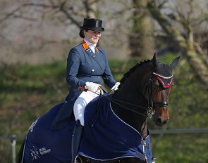 Thamar Zweistra and Erina at the 2019 CDI Nieuw en St. Joosland :: Photo © Astrid Appels