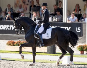 Edward Gal and Toto Jr at the 2020 Dutch Dressage Championships :: Photo © Dirk Caremans