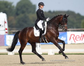 Ann-Kathrin Lindner and Lord of Dance at the 2020 CDI Hagen :: Photo © Astrid Appels