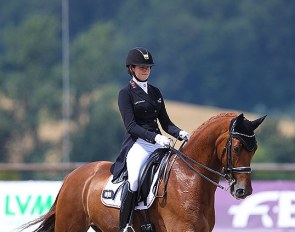 Sophie Reef and Genua TC at the 2020 CDI Hagen :: Photo © Astrid Appels