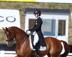 Marina Mattsson and Quartermain at the 2018 CDIO Uggerhalne :: Photo © Astrid Appels
